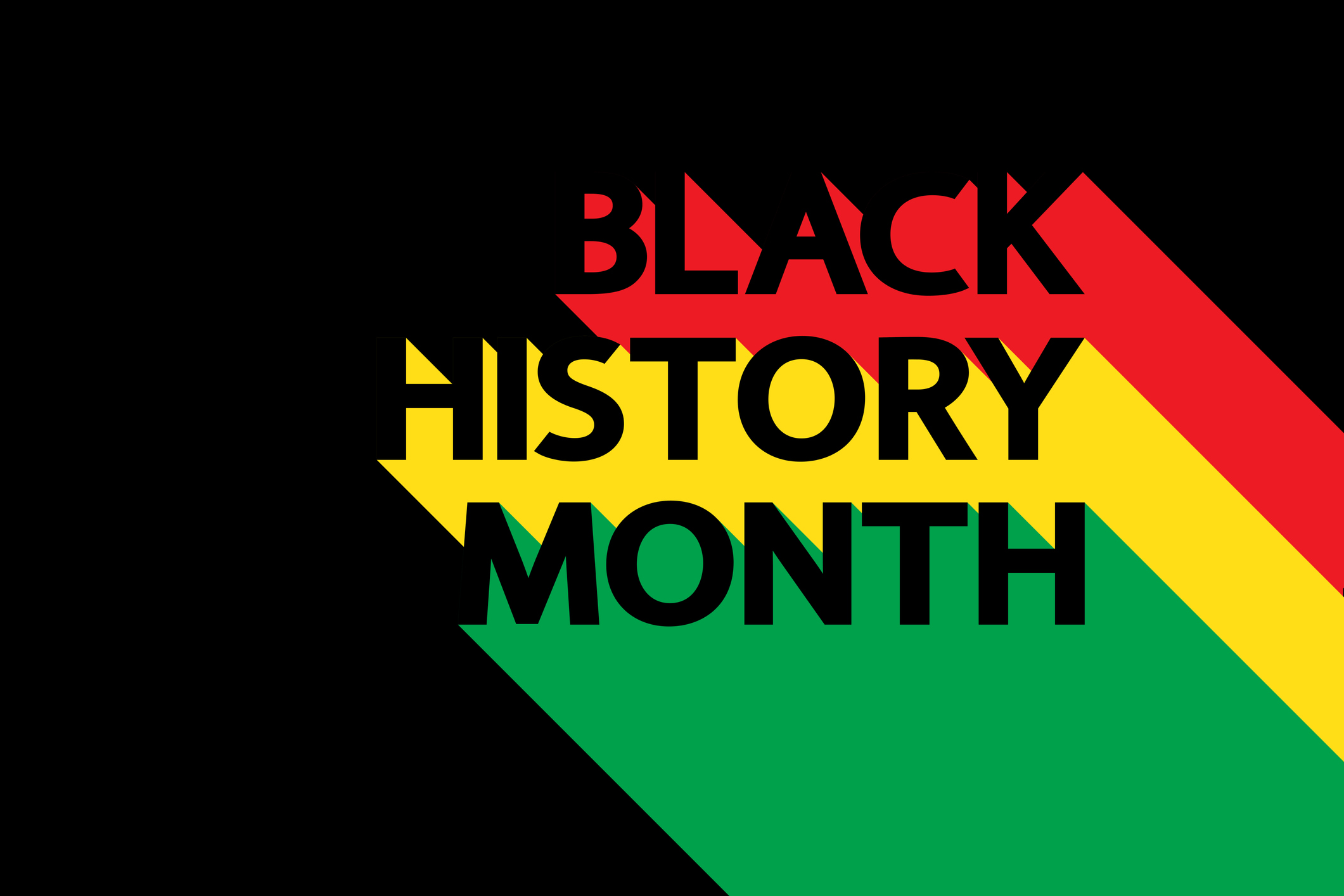 Black History Month banner.